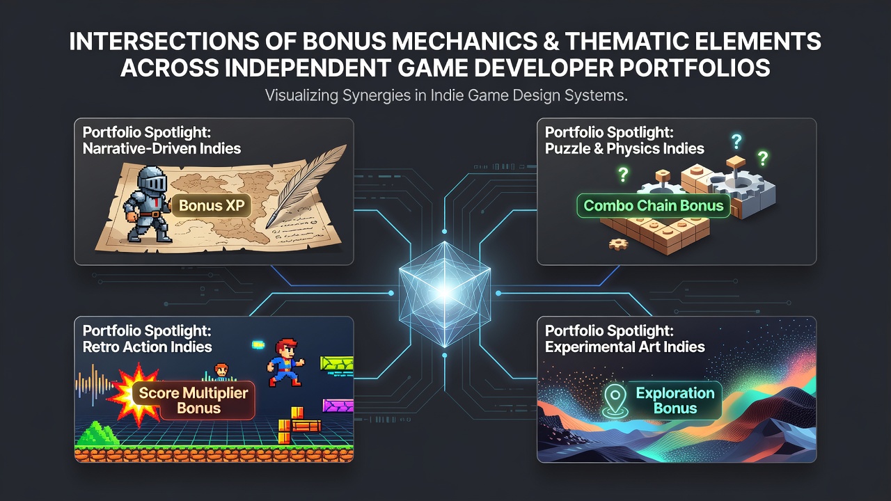 Detailed view of thematic bonus features in action within independent slot games
